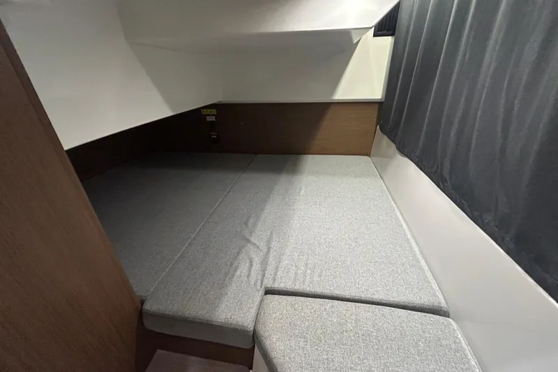 Slide: The Image of 2020 Beneteau Antares 9 with dual 200 HP Mercury outboard engines on display. - 3