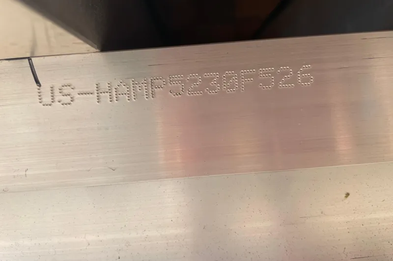 Slide: The Image of Engraved serial number on Harris Solstice 250 SLDH, 2026 model. - 16