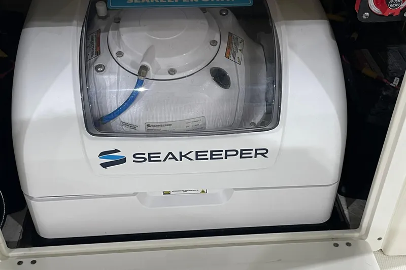 Slide: The Image of Seakeeper stabilizer in 2024 Cobia 265 Open Center Console boat. - 31