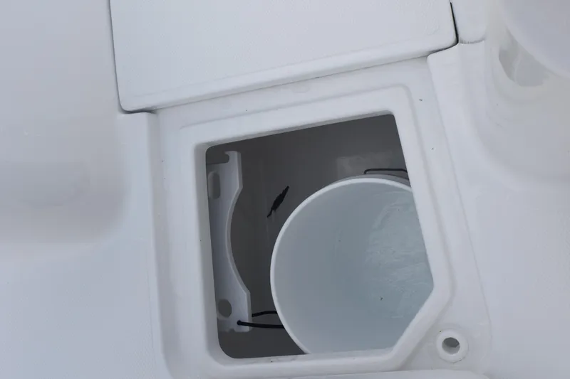 Slide: The Image of Storage compartment on 2026 Sea Hunt Gamefish 27 Forward Seating boat. - 16