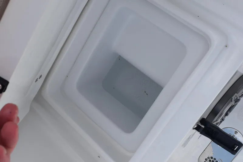 Slide: The Image of Open storage compartment on 2026 Sea Hunt Gamefish 25 boat. - 28