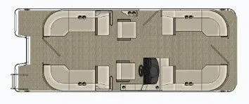 Slide: The Image of Bentley Pontoons 223 Legacy Navigator / Suzuki 150Hp 2026 - 2