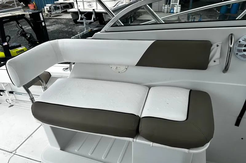 Slide: The Image of Control panel of 2006 Glacier Bay 2670 boat with Garmin navigation system. - 12