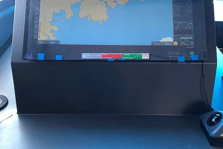 Slide: The Image of Navigation display on 2012 River Hawk 73 Sea Stryker Fast Patrol Boat. - 21