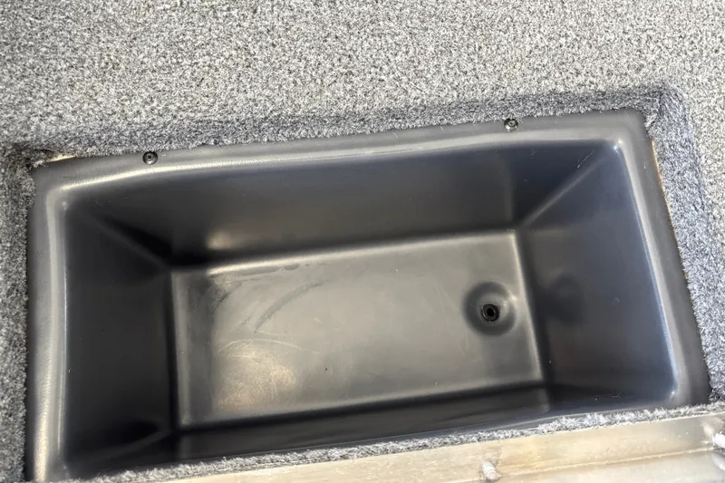 Slide: The Image of Livewell compartment in 2025 Tracker Pro Team 175 Crappie Edition boat. - 26