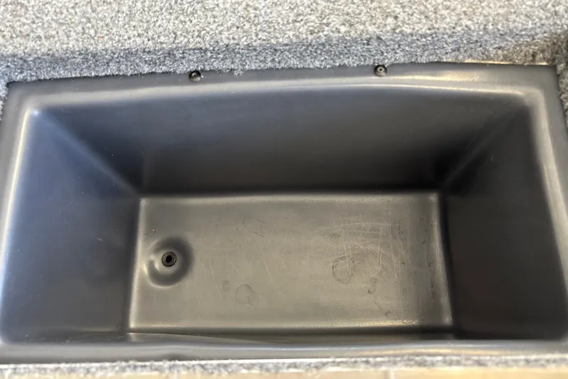 Slide: The Image of Livewell compartment in 2025 Tracker Pro Team 175 Crappie Edition boat. - 27