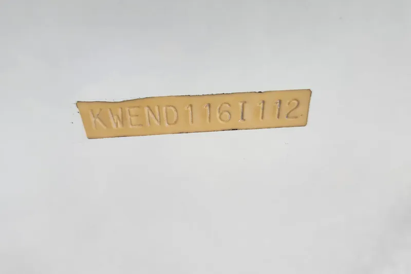 Slide: The Image of Hull identification number on a 2012 Key West 211 DC boat. - 17