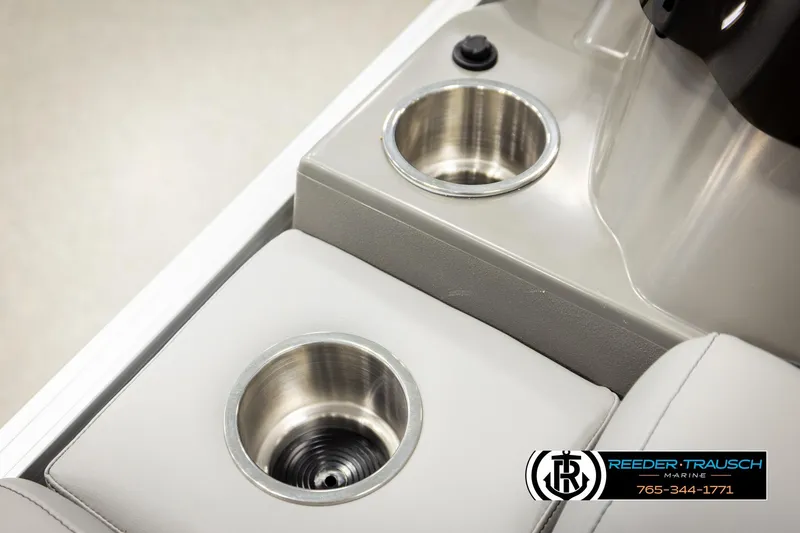 Slide: The Image of Cup holders in 2026 Avalon VEN CRB boat interior, featuring sleek design and modern finish. - 38