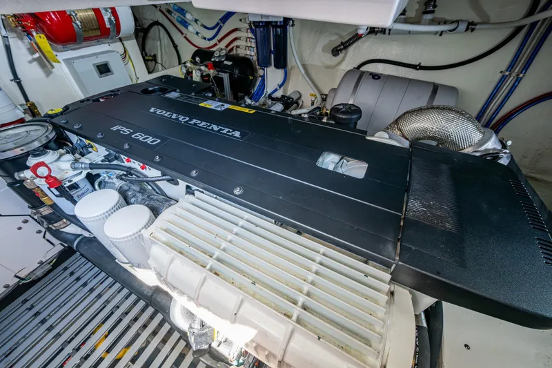 Slide: The Image of Engine room of 2020 Tiara Yachts C44 Coupe with Volvo Penta IPS 600 engine. - 43
