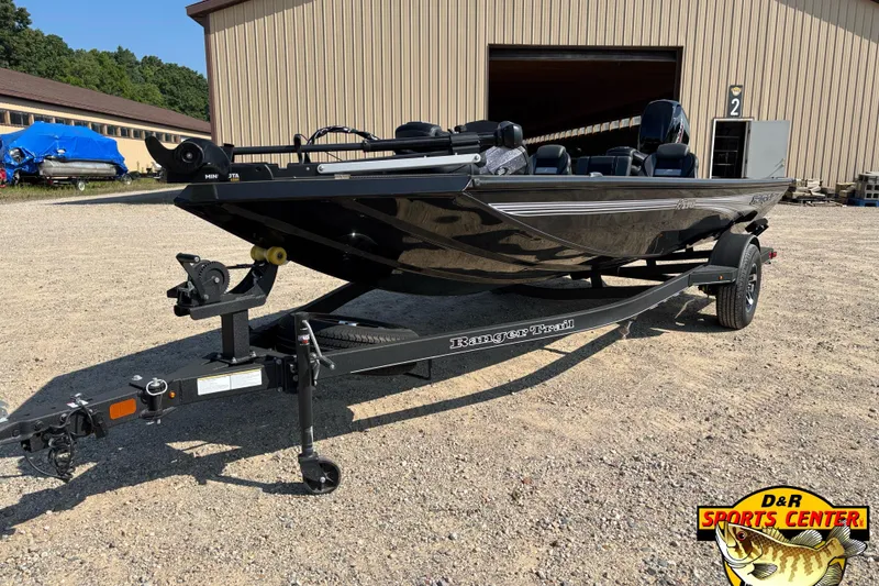 Slide: The Image of 2024 Ranger RT178 boat on trailer at D&R Sports Center. - 5