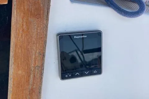 Slide: The Image of Raymarine display on 1987 Catalina 30 MK II sailboat deck. - 16