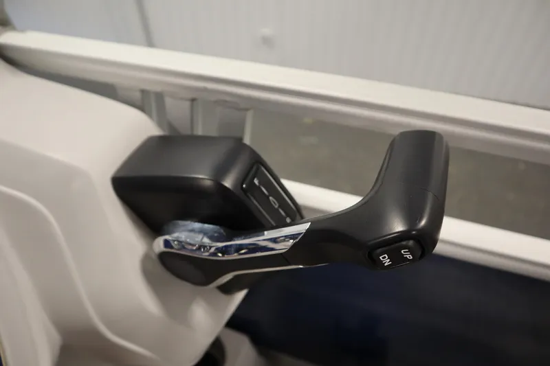 Slide: The Image of Throttle control lever on 2023 Nepallo 20 CW Pontoon boat. - 23