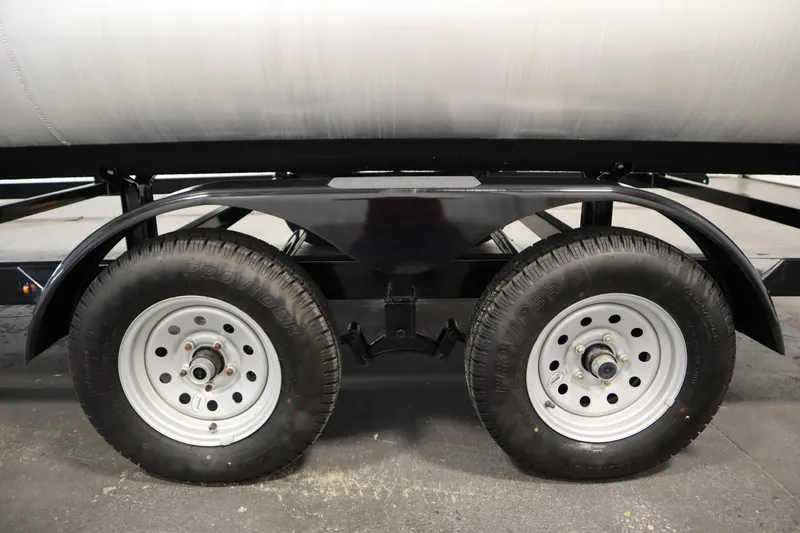 Slide: The Image of 2023 Nepallo 20 CW Pontoon trailer wheels and fender detail. - 41