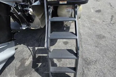 Slide: The Image of 2023 Barletta L25UCA boat ladder on asphalt surface. - 12