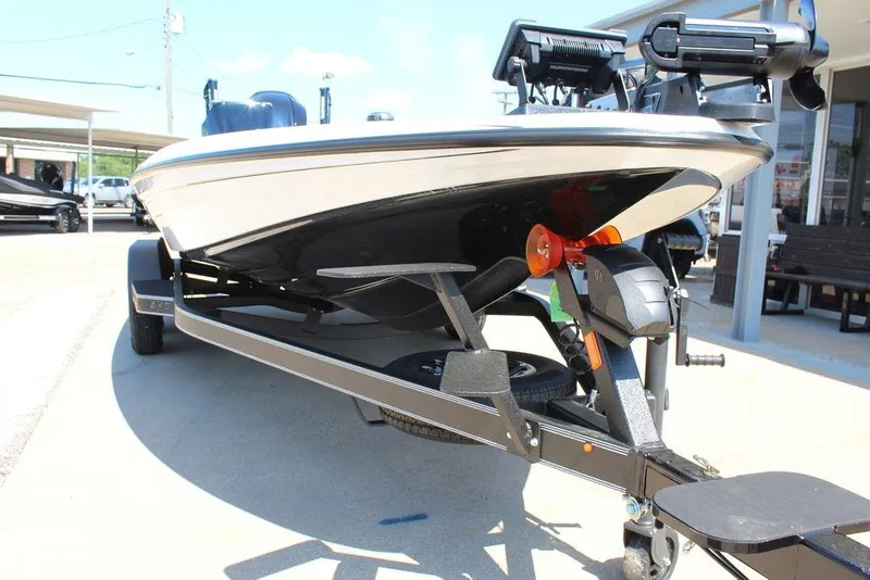 Slide: The Image of 2026 Skeeter ZXE20 boat on trailer, showcasing sleek design and advanced features. - 6