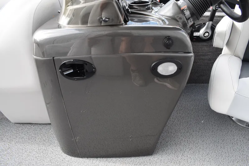 Slide: The Image of 2026 Lowe Sport Deck 224 console with sleek design and modern controls. - 45