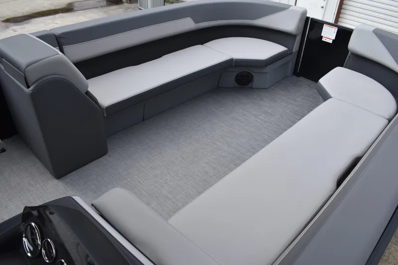 Slide: The Image of 2026 Lowe LF 232 model emblem on a reflective surface. - 13