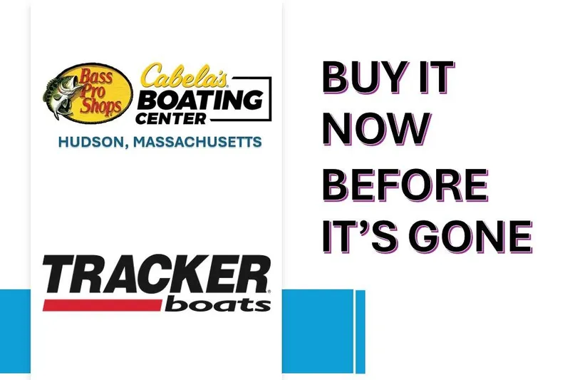 Slide: The Image of Bass Pro Shops and Cabela's Boating Center, Hudson, Massachusetts, Tracker boats promotion. - 8