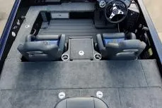 Slide: The Image of 2026 Phoenix 920 Elite X boat interior with dual seats and steering console. - 12