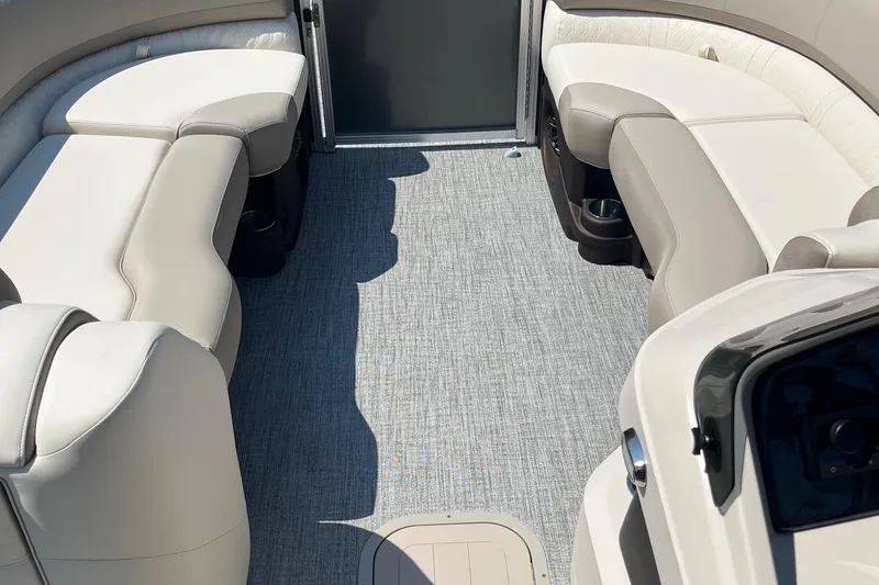 Slide: The Image of Luxurious interior of 2026 Avalon 25 LSZ Quad Lounger with plush seating and modern design. - 8