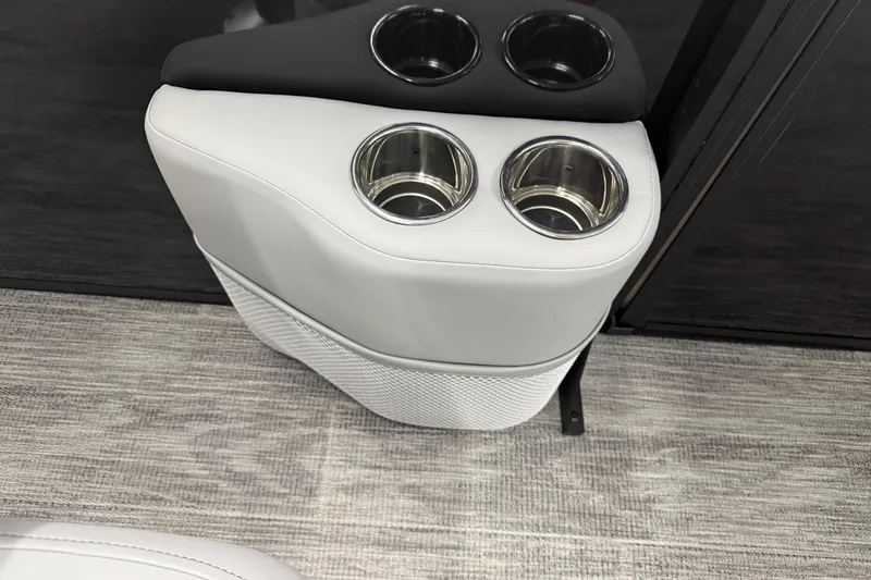Slide: The Image of Cup holders in 2026 Bentley Pontoons Legacy 243 Navigator, featuring sleek design and modern materials. - 15