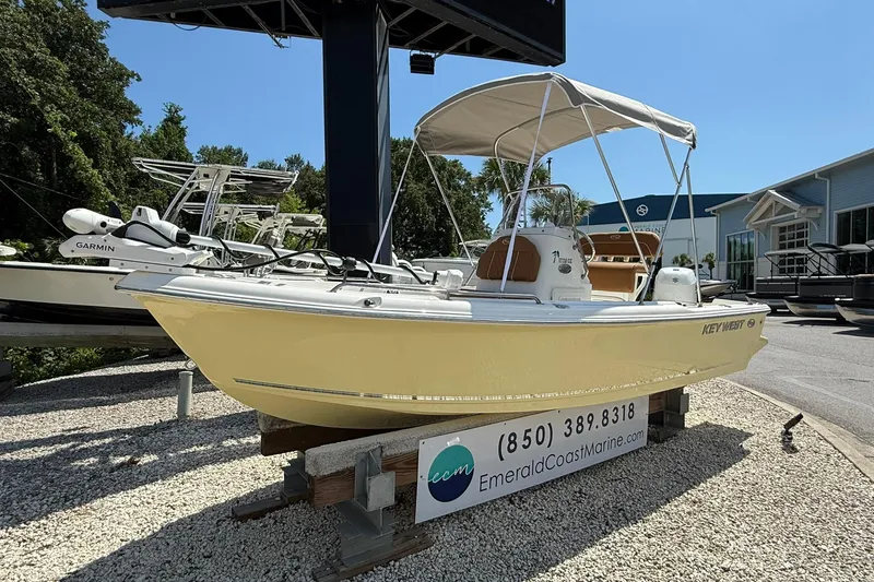 The Image of 2026 Key West 1720 Center Console boat displayed at Emerald Coast Marine. - 1