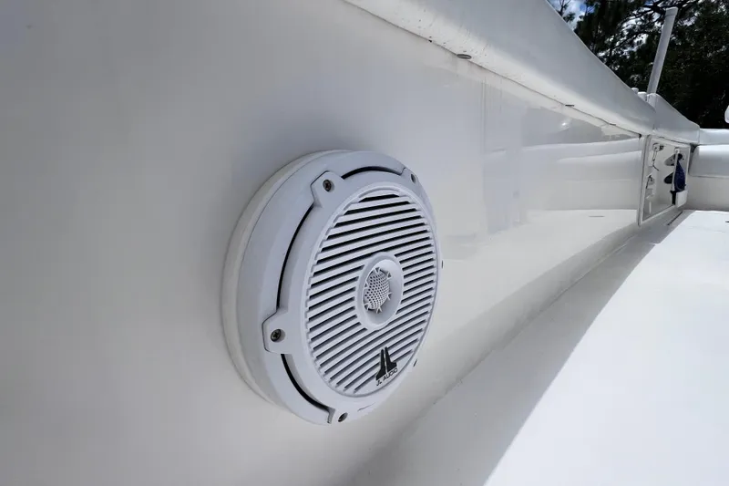 Slide: The Image of 2017 Contender 24 Sport boat with JL Audio marine speaker installed. - 43