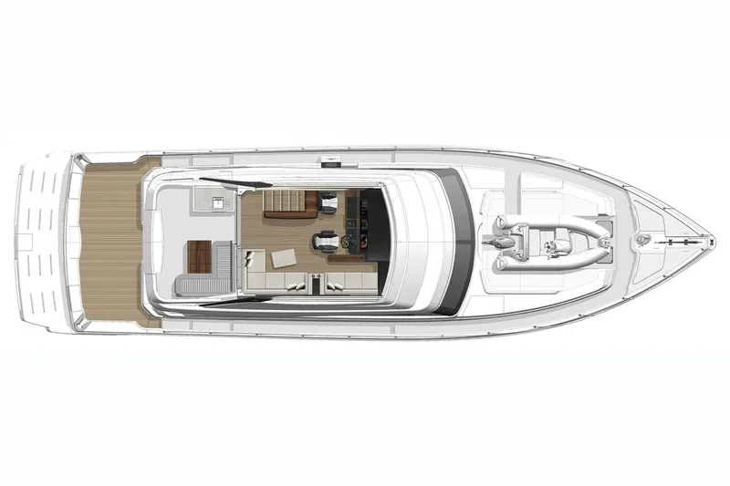 Slide: The Image of Engine room of 2023 Riviera 64 Sports Motor Yacht, showcasing advanced machinery and components. - 54