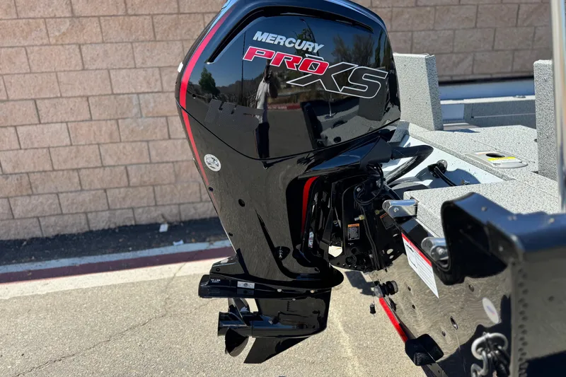 Slide: The Image of 2024 Lund 1775 Adventure Sport with Mercury Pro XS outboard motor. - 5