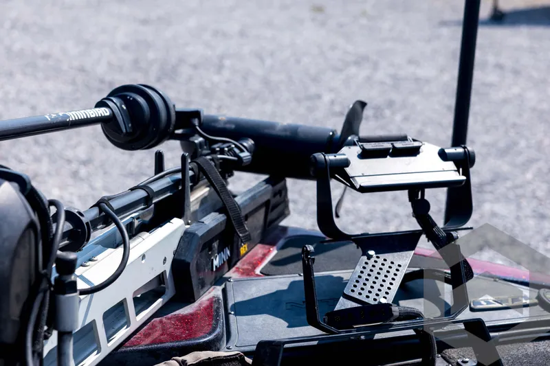 Slide: The Image of Fishing boat equipment on a 2020 Nitro Z21, featuring a Minn Kota trolling motor. - 36