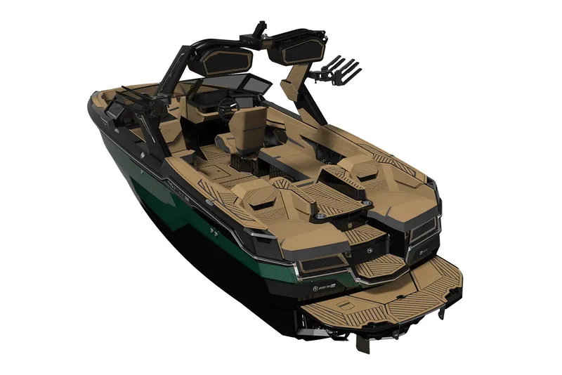 Slide: The Image of Manufacturer Provided Image: 2025 MasterCraft XStar 23 boat with sleek design and spacious interior. - 18