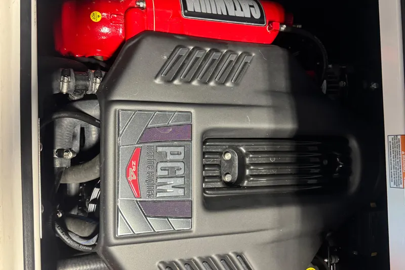Slide: The Image of 2019 Nautique Super Air Nautique GS20 engine, featuring PCM ZR4 motor components. - 7
