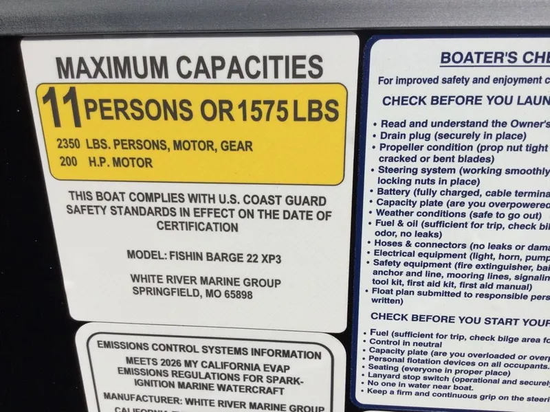 Slide: The Image of Sun Tracker Fishin' Barge 22 XP3 2026 - 14