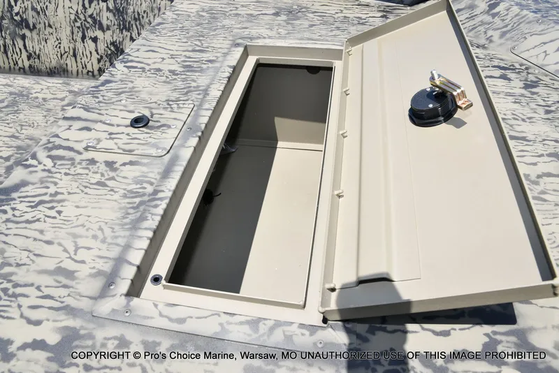 Slide: The Image of Tracker Grizzly 1648 Utility Jon w/25HP Mercury Tiller 2026 - 16