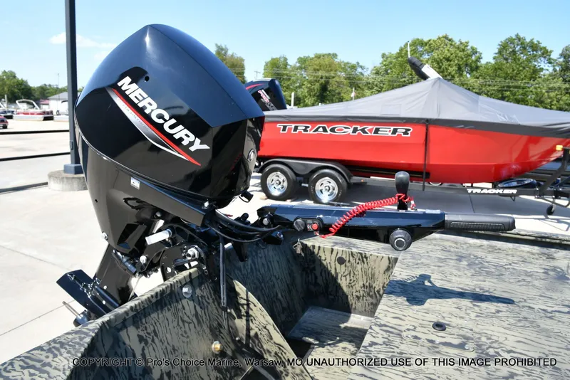 Slide: The Image of Tracker Grizzly 1648 Utility Jon w/25HP Mercury Tiller 2026 - 21