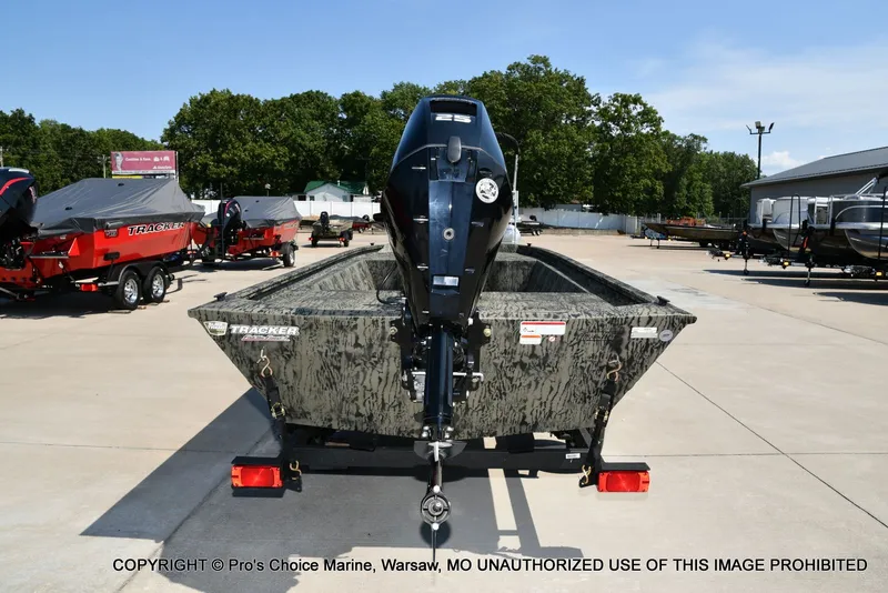 Slide: The Image of Tracker Grizzly 1648 Utility Jon w/25HP Mercury Tiller 2026 - 23