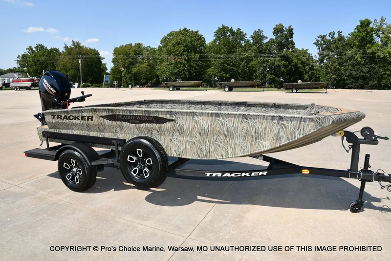 Slide: The Image of Tracker Grizzly 1650 T Prairie Wings Edition w/40HP Mercury Tiller 2026 - 40