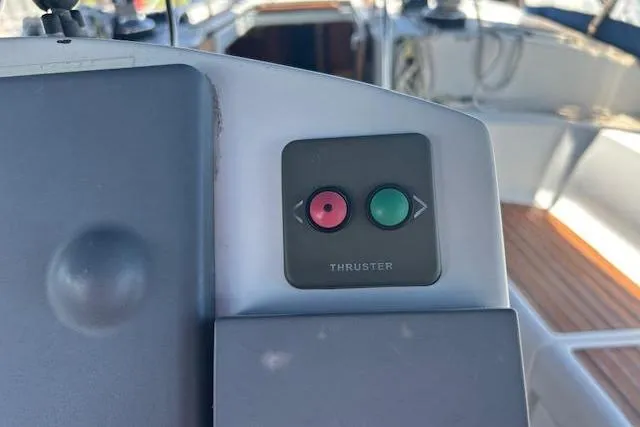 Slide: The Image of Control panel on a 2005 Jeanneau Deck Salon 43 sailboat. - 11