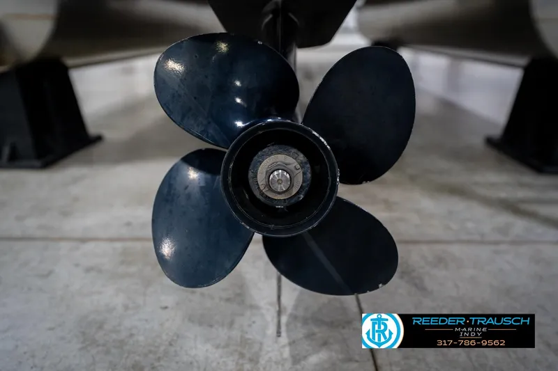 Slide: The Image of Propeller of 2017 Bennington 18 SLX boat, displayed at Reeder Trausch Marine. - 50