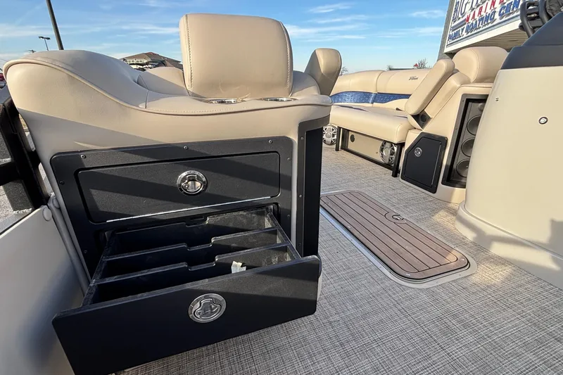 Slide: The Image of 2026 JC Neptoon 25TT Sport interior with seating, storage, and modern design features. - 31