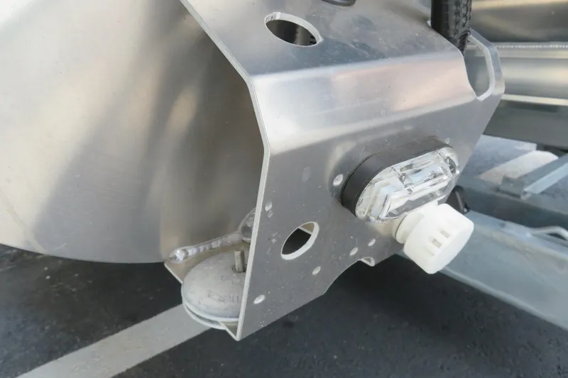 Slide: The Image of Close-up of 2026 Avalon 2385 Venture 85 Rear Fish pontoon boat component, Sarasota, FL. - 42