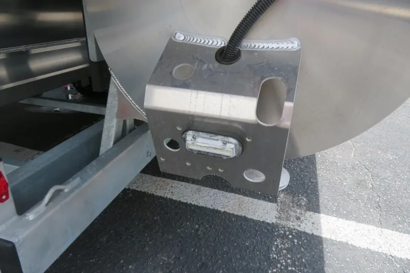 Slide: The Image of Close-up of 2026 Avalon 2385 Venture 85 Rear Fish pontoon boat component in Sarasota, FL. - 43