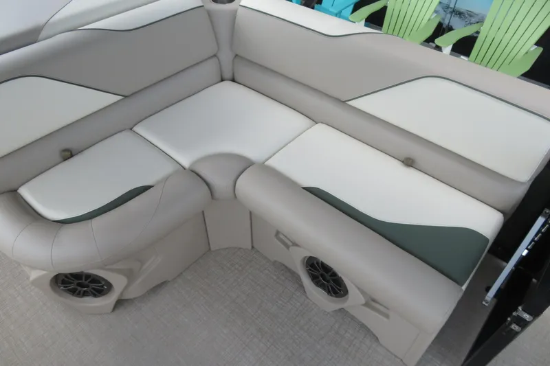 Slide: The Image of Luxurious seating on 2026 Avalon 2385 Venture 85 Tri-toon, Sarasota, FL. - 58
