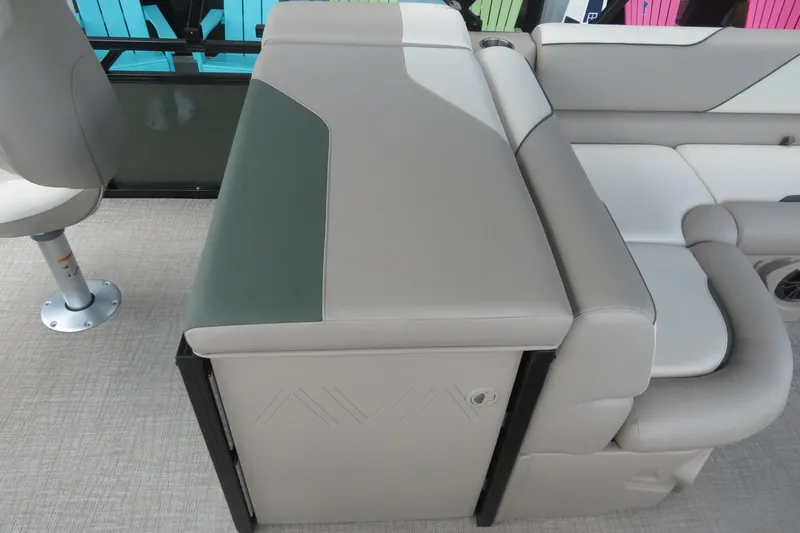 Slide: The Image of Luxurious seating on 2026 Avalon 2385 Venture 85 Rear Fish Tri-toon, Sarasota, FL. - 61