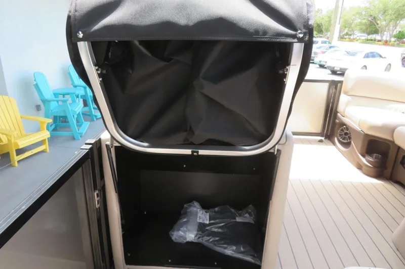 Slide: The Image of 2026 Avalon 2385 LSZ Quad Lounger interior with storage compartment, Sarasota, FL. - 22