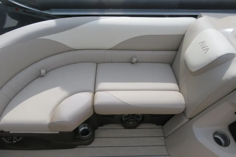 Slide: The Image of Luxurious seating on 2026 Avalon 2385 LSZ Quad Lounger, Sarasota, FL tri-toon boat. - 45