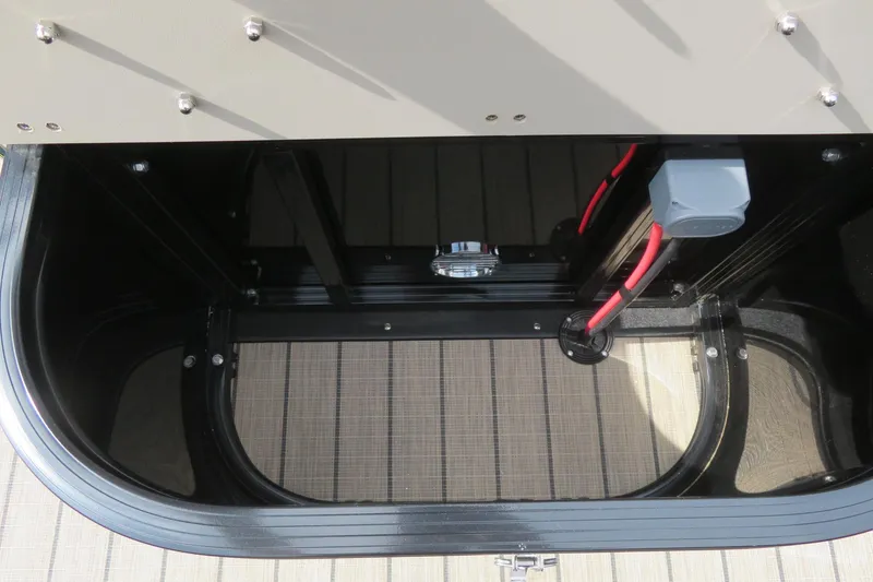 Slide: The Image of Storage compartment of 2026 Avalon 2385 LSZ Quad Lounger luxury tri-toon in Sarasota, FL. - 52