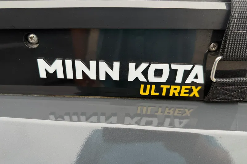 Slide: The Image of Minn Kota Ultrex logo on 2021 Ranger RT178 boat. - 4