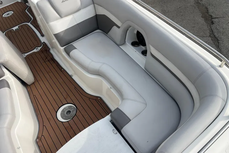 Slide: The Image of Stainless steel boat ladder on a 2017 Hurricane SD 2486. - 65