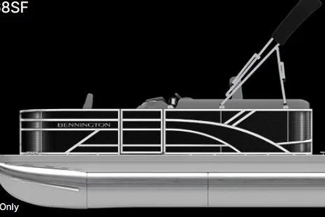 The Image of 2026 Bennington 168 SF Electric pontoon boat displayed at Hennepin Marine dealership. - 0